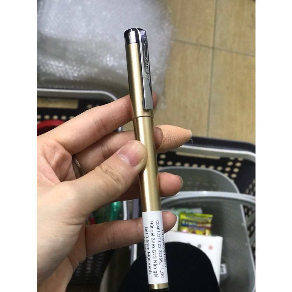 Bút gel Bitex G23 Nắp gài Nét 0.5mm - Nhiều màu mực