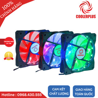 Quạt tản nhiệt - fan led đơn sắc coolerplus cắm nguồn trực tiếp ⭐️phụ kiện máy tính coolerplus