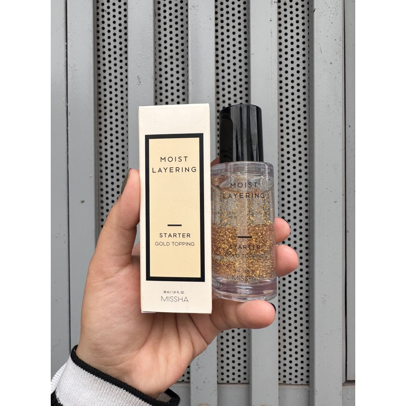 Kem lót cấp ẩm Missha moist layering started gold topping