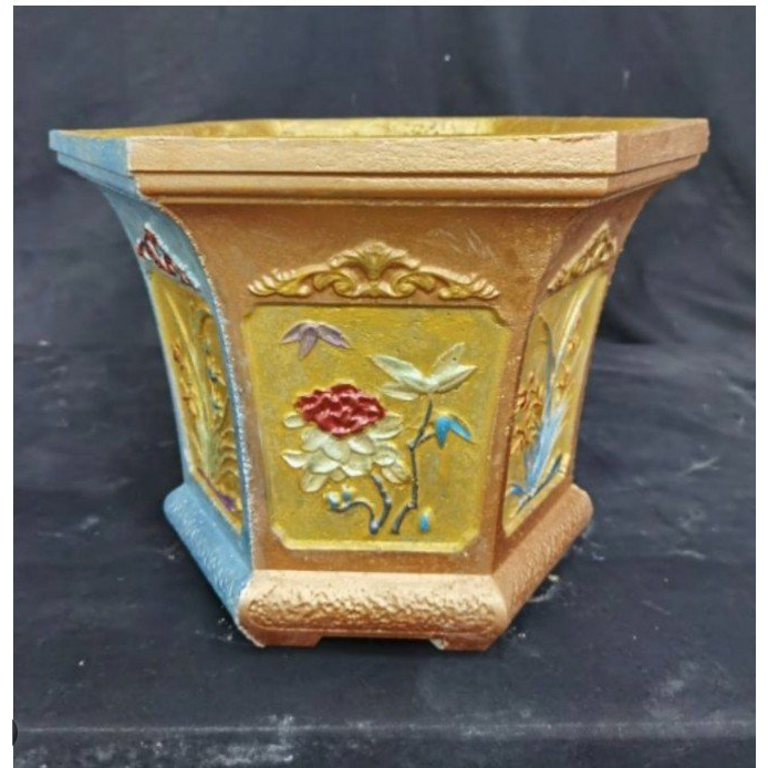 Khuôn đúc chậu lục giác 31 không chân đôn