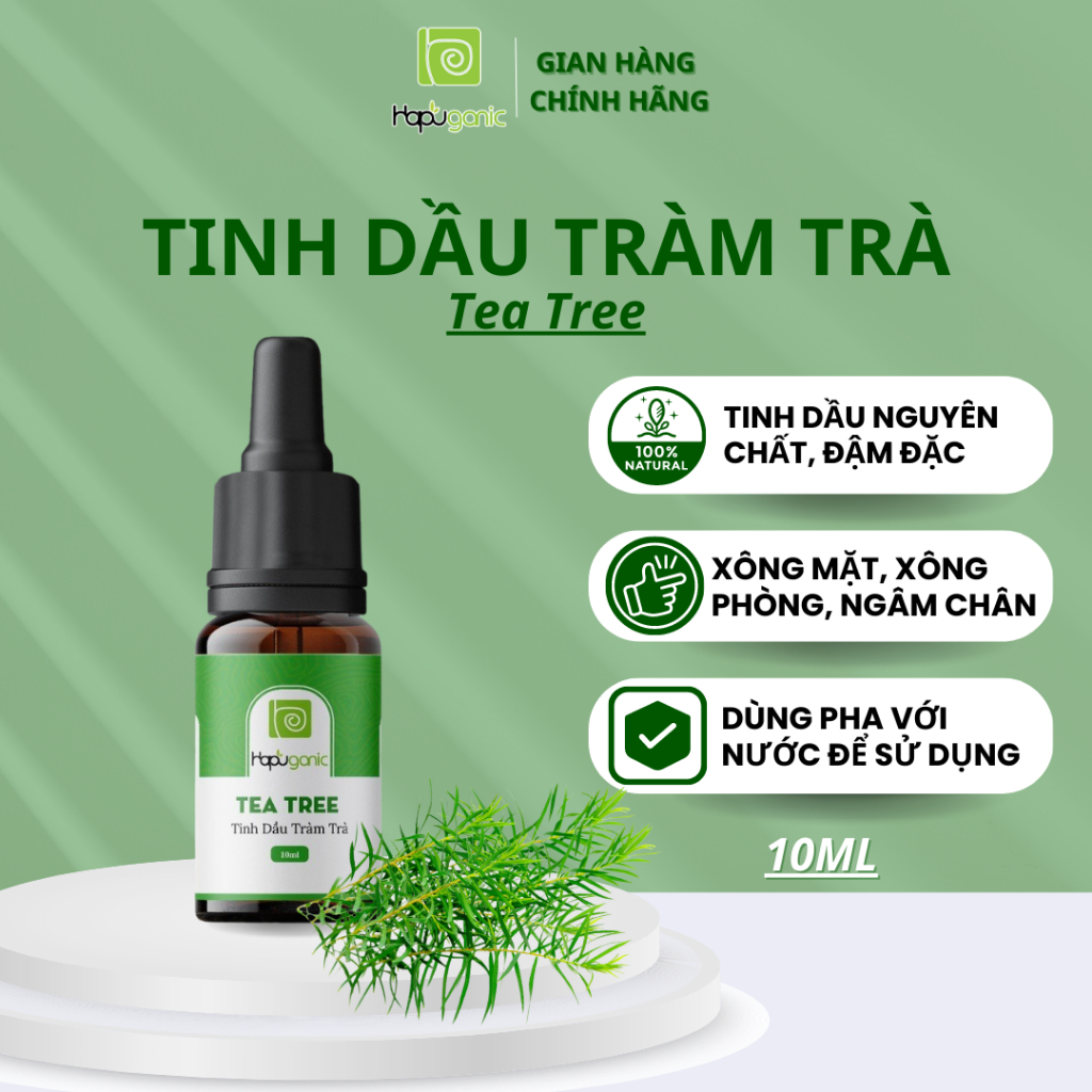Tinh Dầu Tràm Trà HaPuganic Tea Tree 10ml