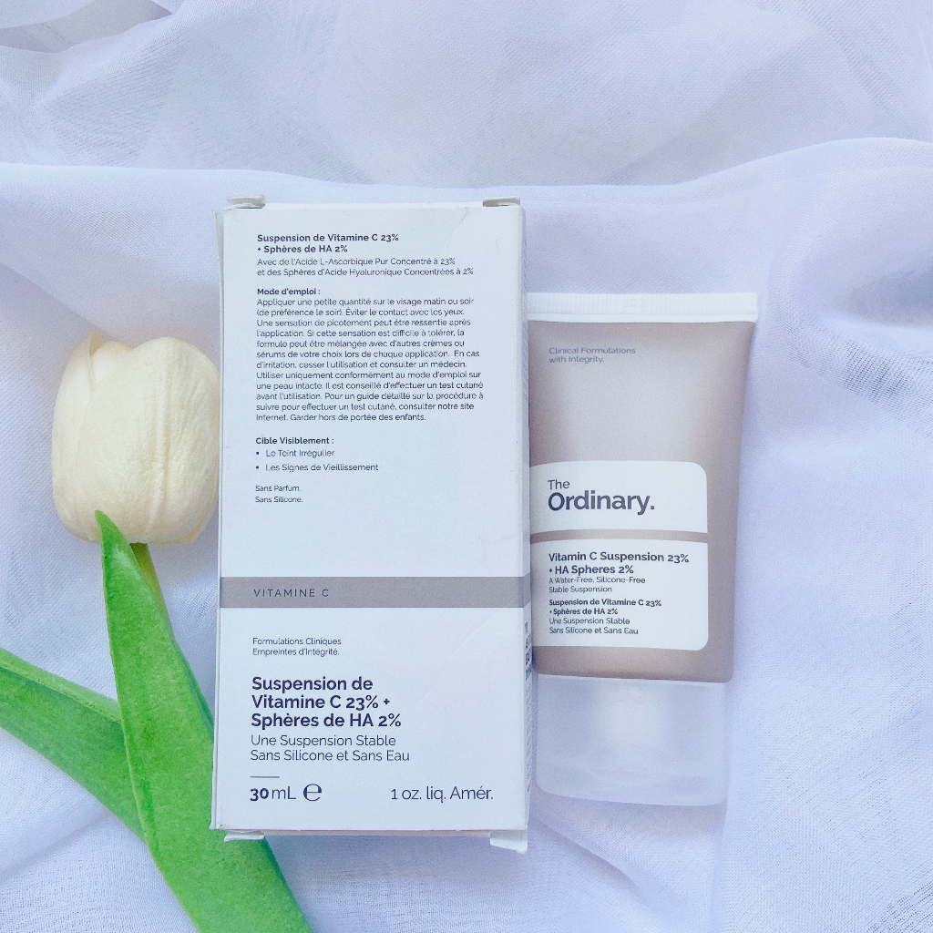 Kem Dưỡng The Ordinary Vitamin C Suspension 23% + HA Spheres 2% giúp sáng da, mờ thâm mụn 30ml