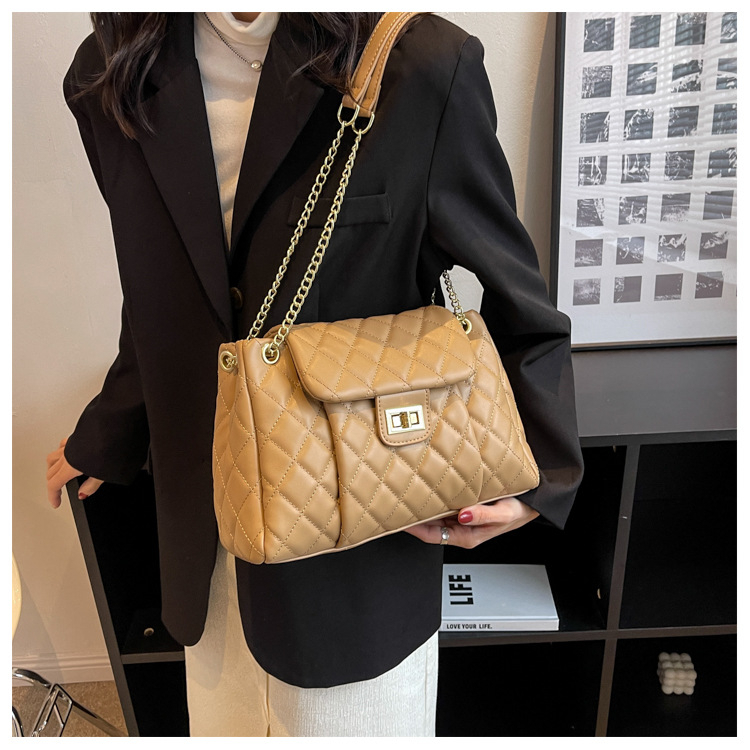 Túi tote da đeo chéo kẹp nách trần trám cao cấp thời trang công sở 2779