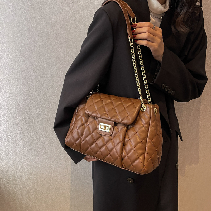 Túi tote da đeo chéo kẹp nách trần trám cao cấp thời trang công sở 2779