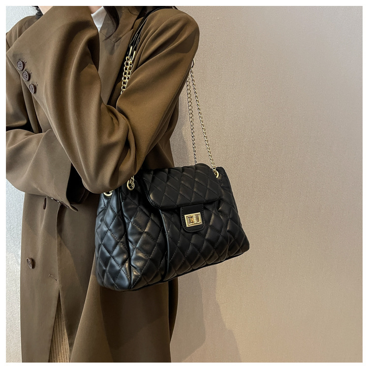 Túi tote da đeo chéo kẹp nách trần trám cao cấp thời trang công sở 2779