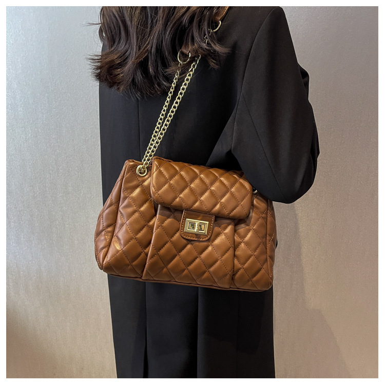 Túi tote da đeo chéo kẹp nách trần trám cao cấp thời trang công sở 2779