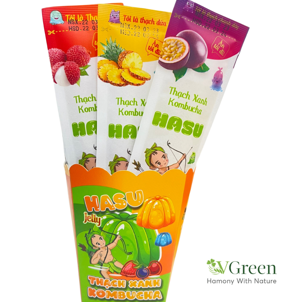 Thạch Xanh Kombucha Hasu