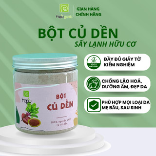 DẠNG HŨ Bột Củ Dền Nguyên Chất Hapuganic Mặt Nạ Bột Thiên Nhiên
