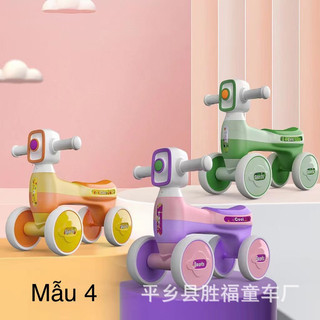 Xe chòi chân cao cấp 4 bánh