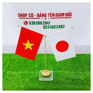 Cờ để bàn việt nam - nhật bản