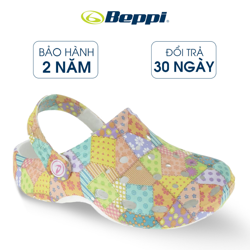 Dép crocs cho bé chính hãng Clogs họa tiết Print Bé Gái BEPPI CLJ2172931 CLC2172930