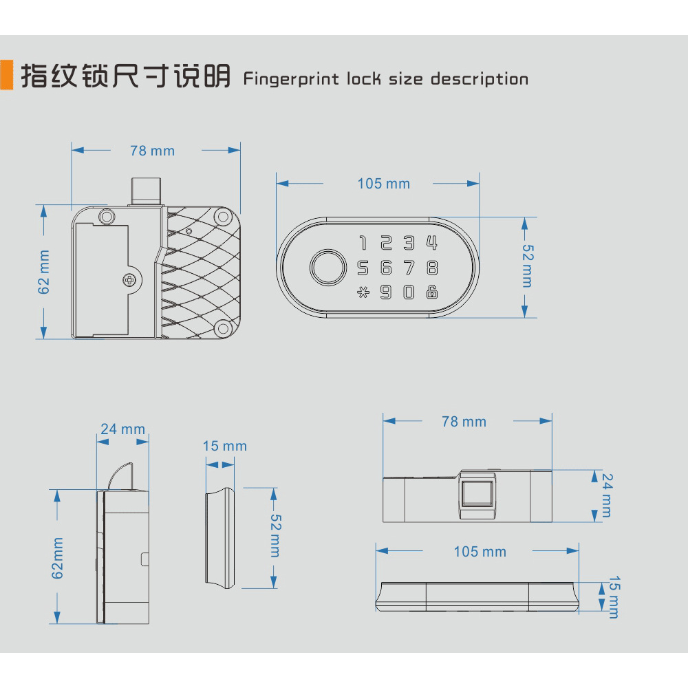 Khóa tủ Vân tay cao cấp | BigBuy360 - bigbuy360.vn