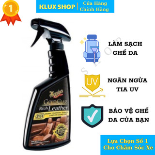 SẠCH GHẾ DA - Làm sạch, dưỡng và bảo vệ ghế da Meguiar's (3in1)