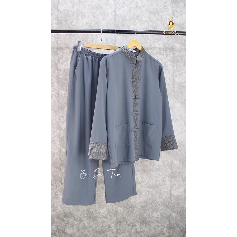 🔥SALE CHÀO  XUÂN 🔥Set pháp phục, đồ bộ đi chùa dành cho nam, cực mát, thấm hút mồ hôi 4 màu