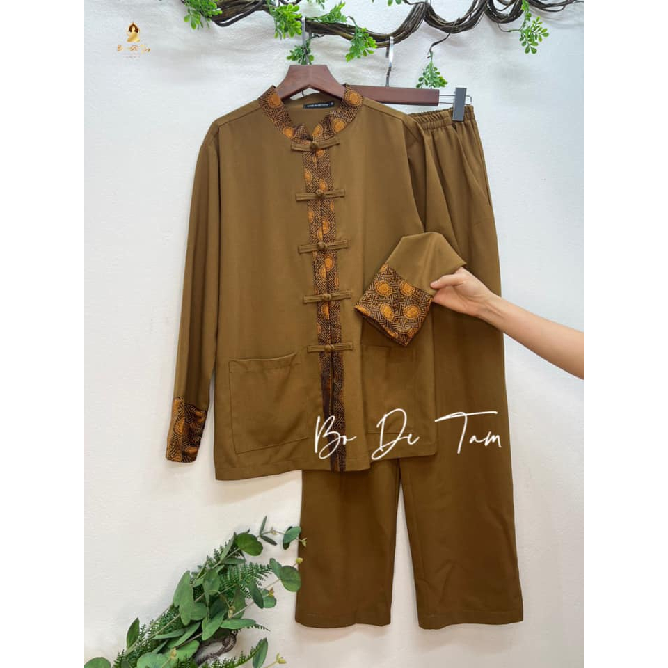 🔥SALE CHÀO  XUÂN 🔥Set pháp phục, đồ bộ đi chùa dành cho nam, cực mát, thấm hút mồ hôi 4 màu