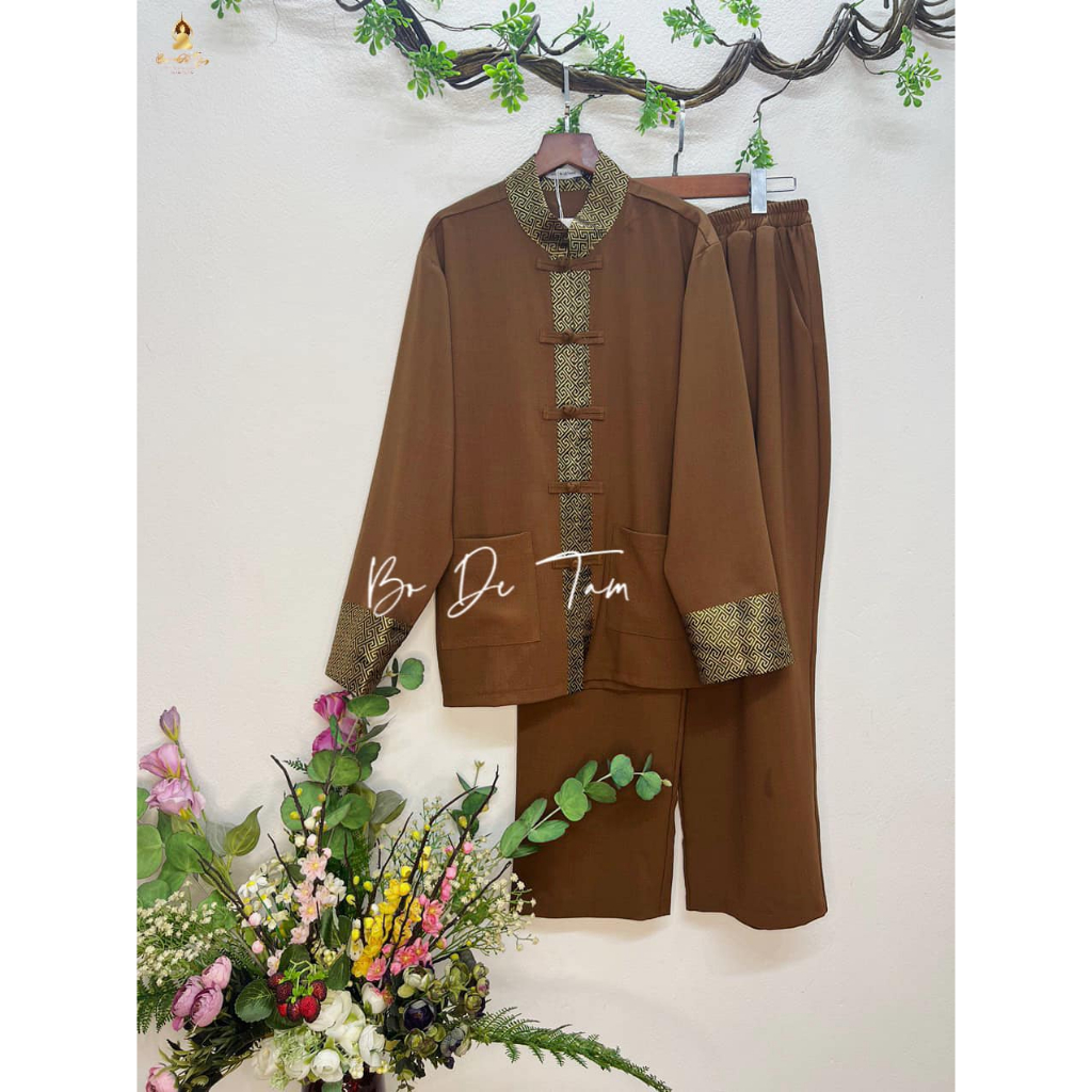 🔥SALE CHÀO  XUÂN 🔥Set pháp phục, đồ bộ đi chùa dành cho nam, cực mát, thấm hút mồ hôi 4 màu