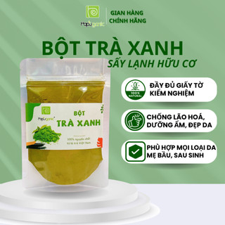SỈ 1 KÍ Bột Trà Xanh Việt Nam Nguyên Chất Hapu Organic dưỡng sáng da giảm mụn giảm nhờn