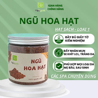 DẠNG HŨ Ngũ Hoa Hạt Thiên Nhiên HaPu Organic Mặt Nạ Ngũ Hoa gom cồi mụn 100g
