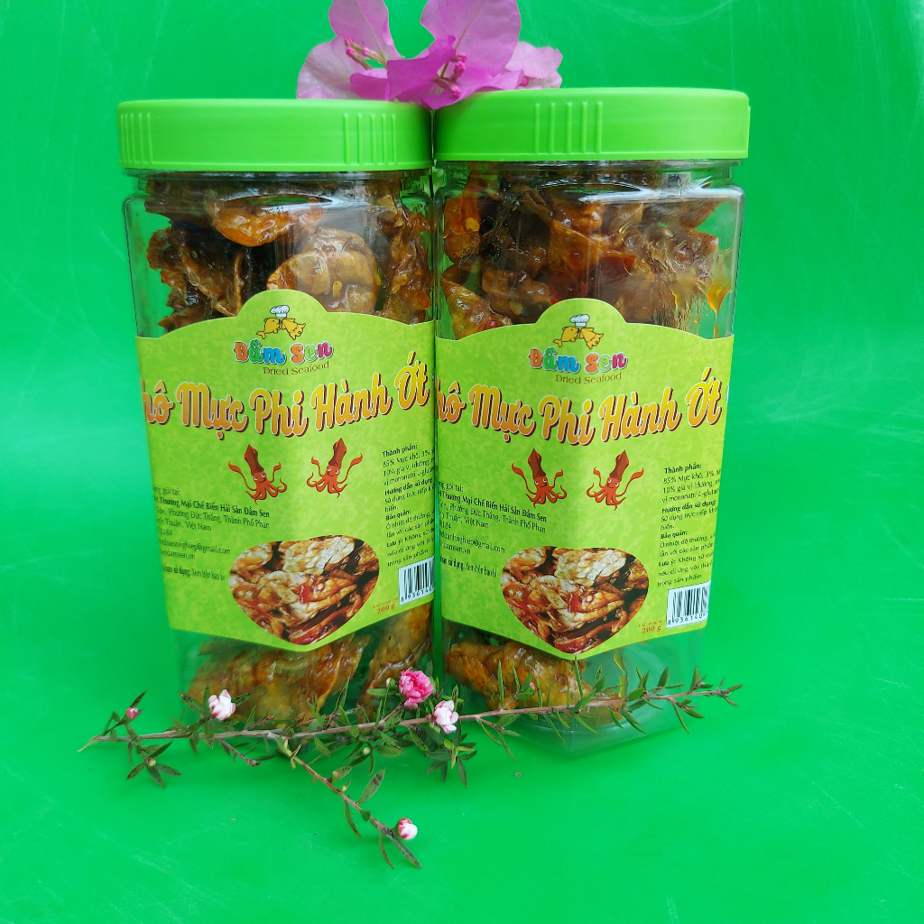Khô mực phi hành ớt Đầm Sen - 200g