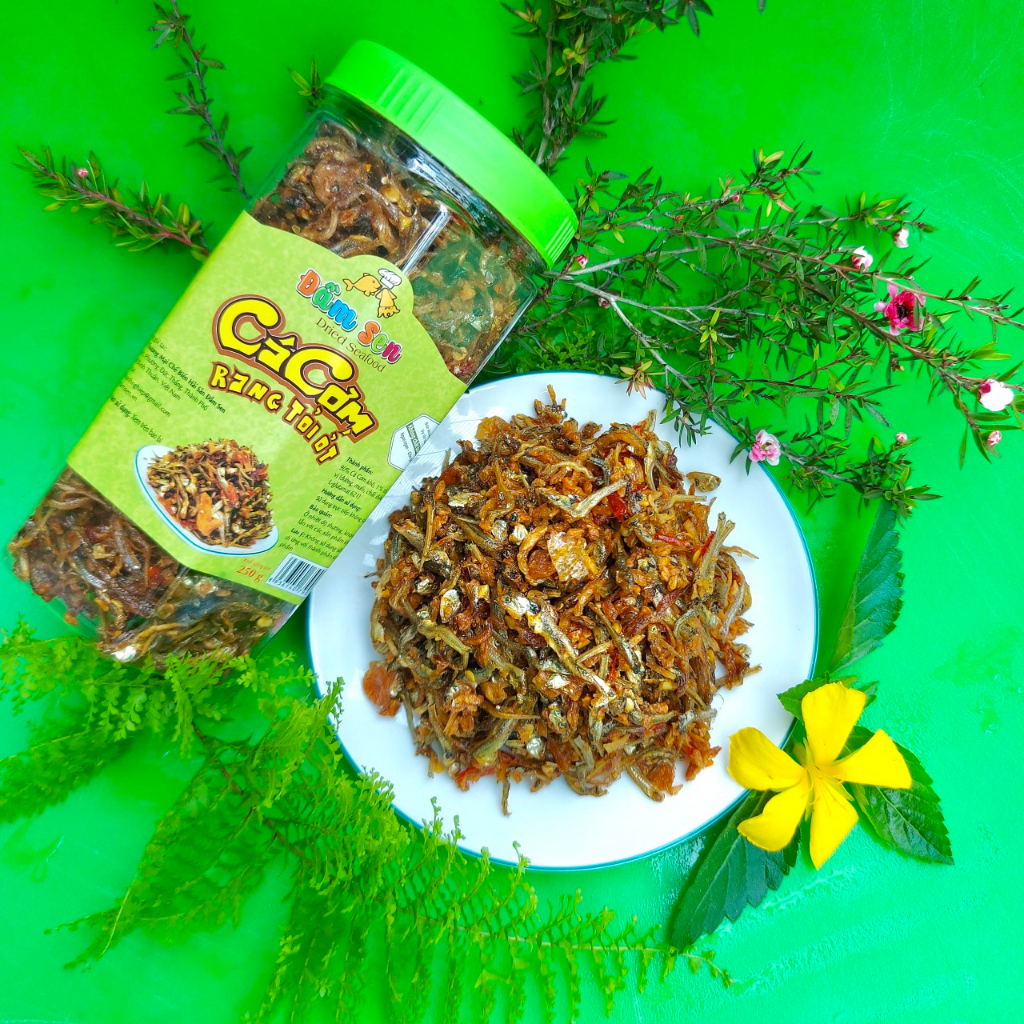 Cá cơm rang tỏi ớt Đầm Sen - 250g