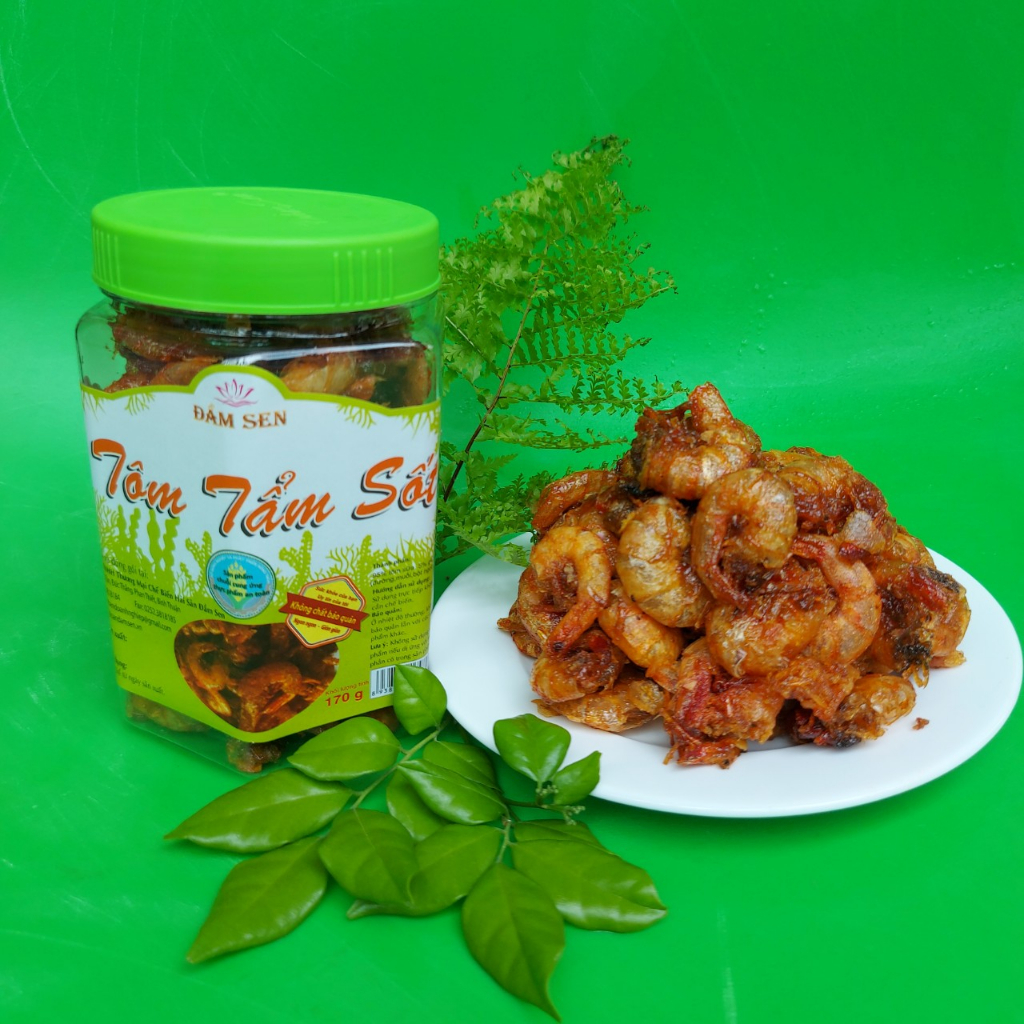 Tôm tẩm sốt Đầm Sen - 170g