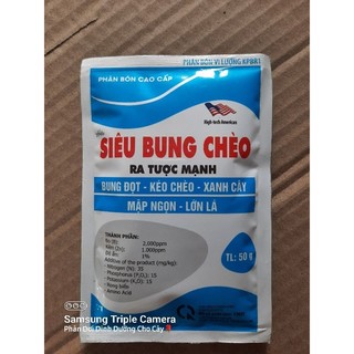Phân bón lá cao cấp siêu bung chèo