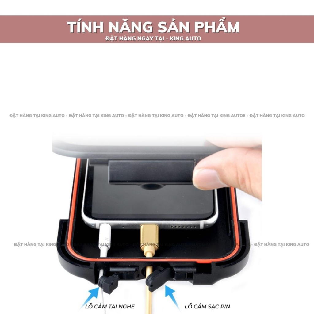 Giá Đỡ Điện Thoại Xe Máy Xe Đạp Xoay 360*  Chống Nước - Tặng Dây Đeo cao cấp | BigBuy360 - bigbuy360.vn