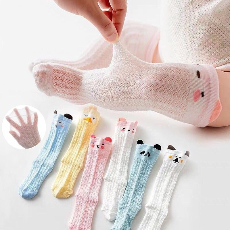VỚ LƯỚI CỔ CAO CHỐNG MUỖI THOÁNG MÁT HOẠ TIẾT CON VẬT DỄ THƯƠNG