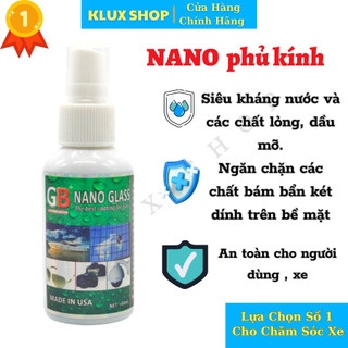✨nano phủ kính gb 30ml - phủ bảo vệ kính công nghệ nano hiệu quả✨