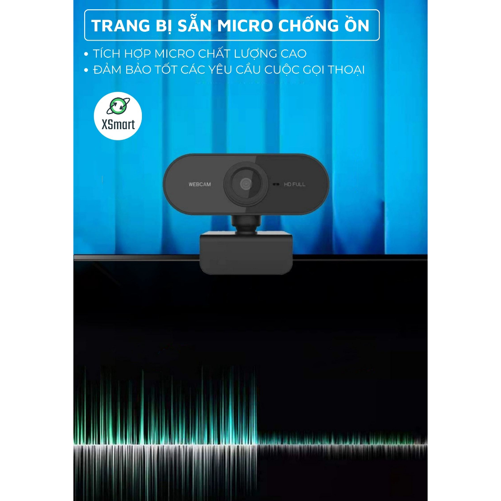 Webcam Máy Tính Laptop Q8 Chất Lượng Full HD Hình Ảnh Sắc Nét Camera Video Mượt Mà 30FPS Cho Livestream, Học Trực Tuyến | BigBuy360 - bigbuy360.vn