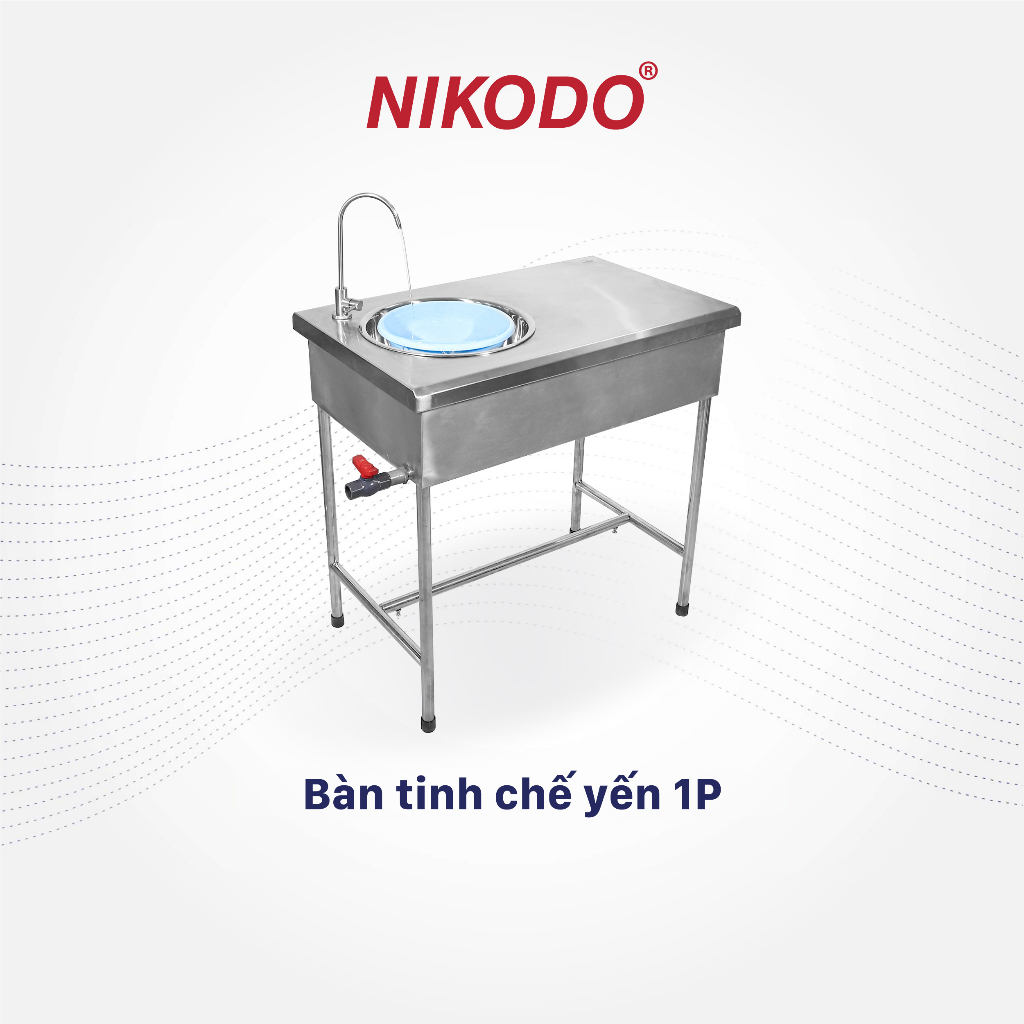Bàn nhặt lông yến, bàn tinh chế yến 1 người, 2 người chuyên nghiệp chuẩn ISO2200, HACCP, CNCA