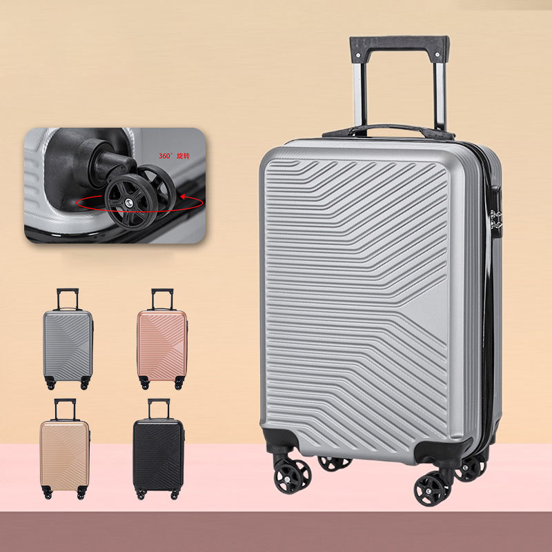 Vali du lịch vân sóng khóa kéo size 20 nhiều màu sắc