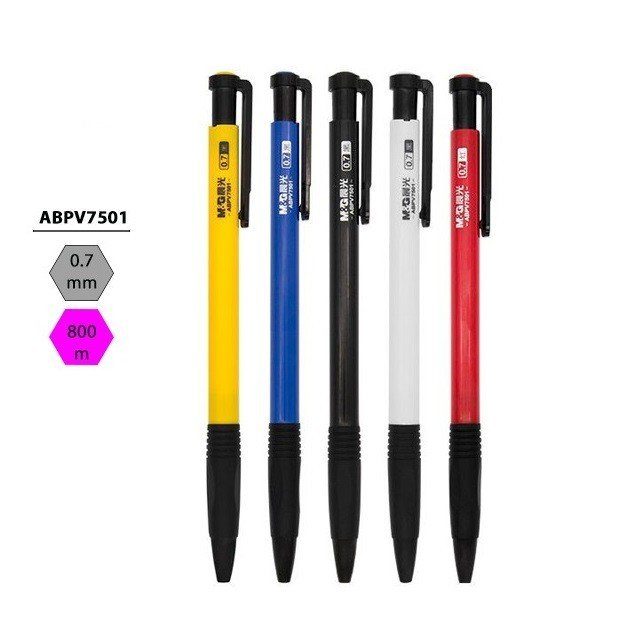 Bút bi M&G ABP7501 nét 0.7mm viết siêu trơn - Mực xanh
