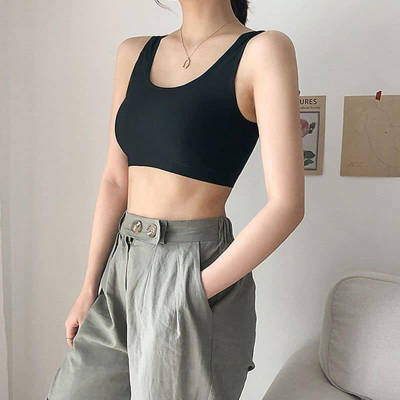 Combo 3 áo bra ko gọng không viền chất liệu lụa băng