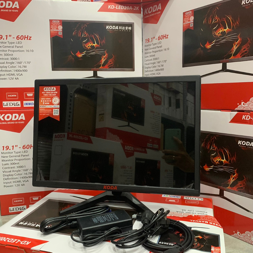 Màn hình 19,1 inch LCD KODA Wide LED, Màn Hình Máy Tính, New Full Box, Bảo Hành 24 Tháng | BigBuy360 - bigbuy360.vn