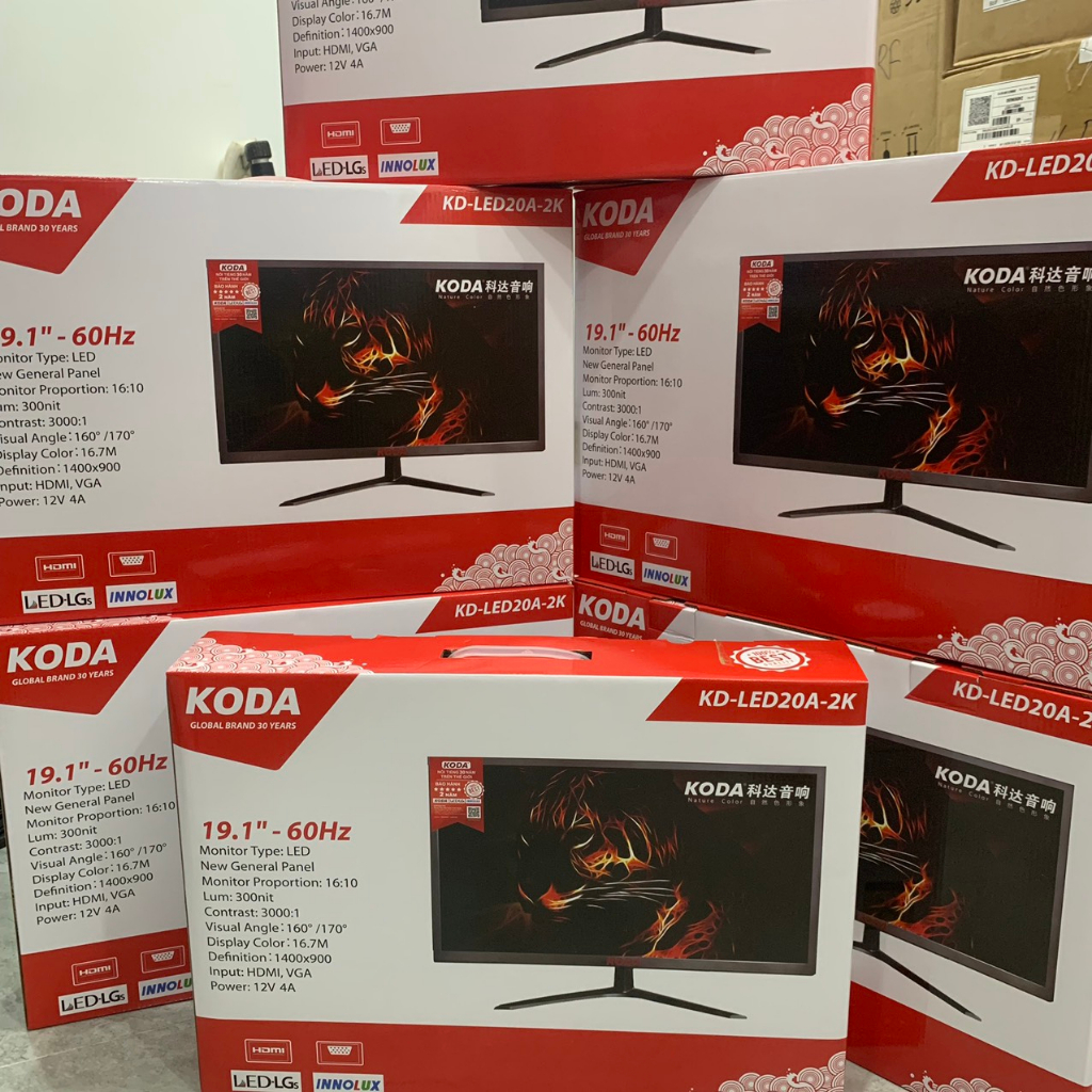 Màn hình 19,1 inch LCD KODA Wide LED, Màn Hình Máy Tính, New Full Box, Bảo Hành 24 Tháng | BigBuy360 - bigbuy360.vn