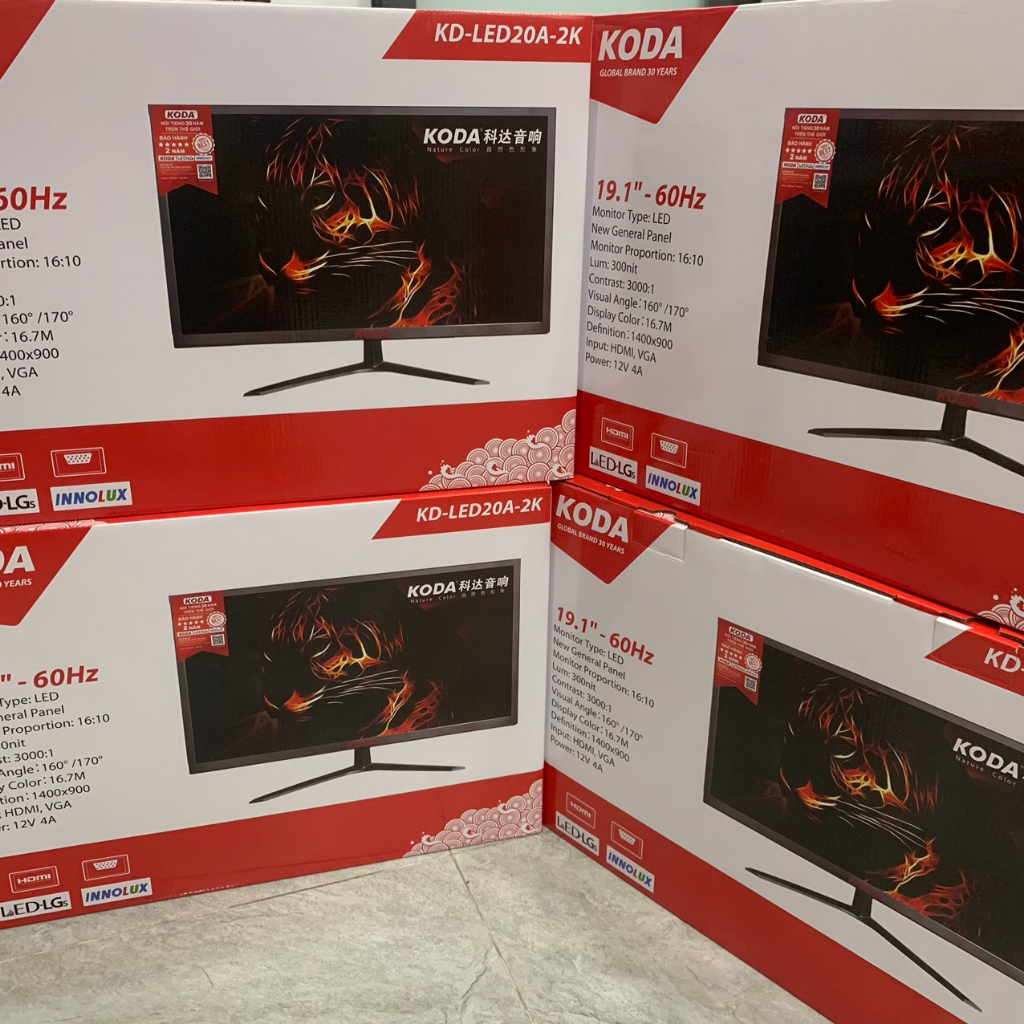 Màn hình 19,1 inch LCD KODA Wide LED, Màn Hình Máy Tính, New Full Box, Bảo Hành 24 Tháng | BigBuy360 - bigbuy360.vn