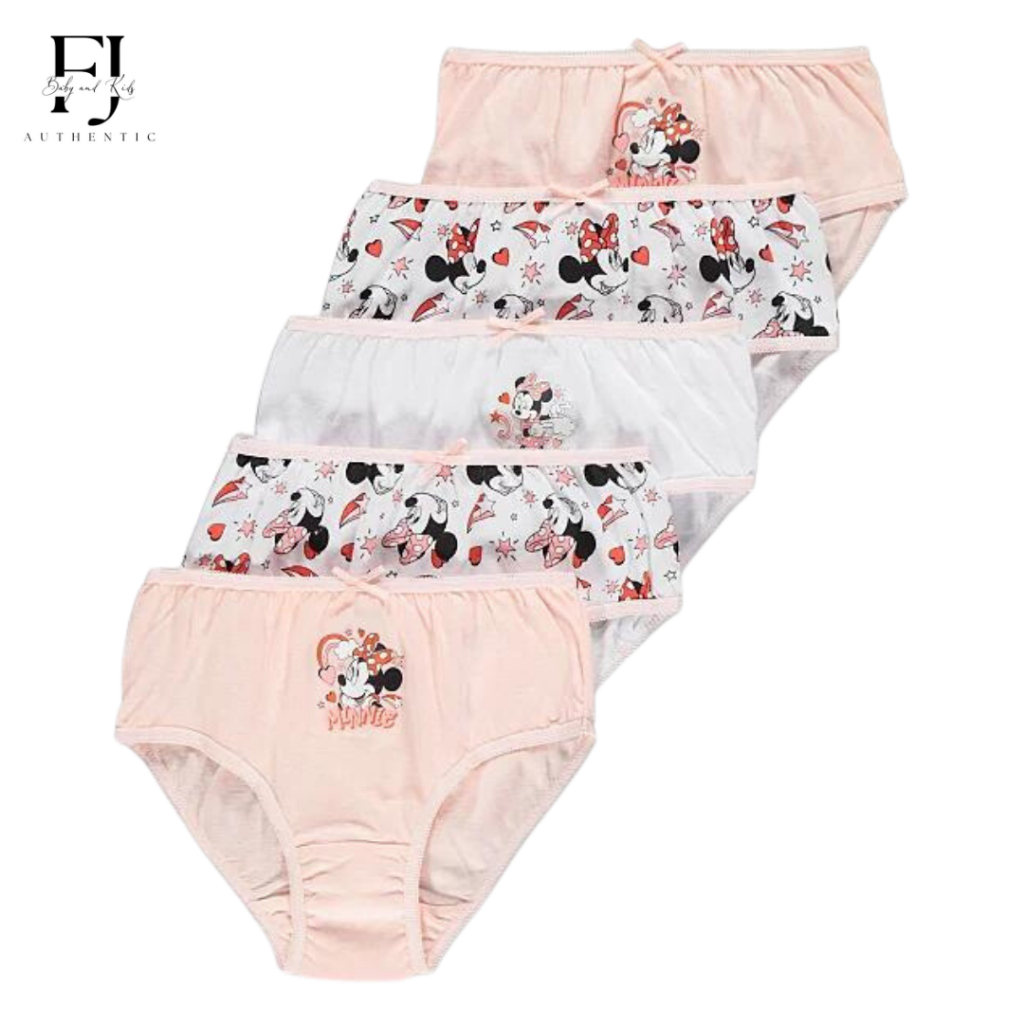 Quần chíp bé gái chính hãng George, quần chíp họa tiết minnie cho bé 2-8 tuổi Auth
