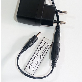 Adapter DC 12V - 0.5A (Đầu Lớn) + Cáp đổi đầu nguồn ra: 3.5mm x 1.35mm (ZIN)