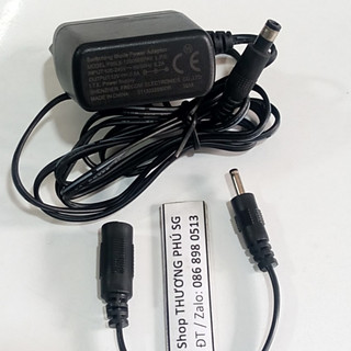 Adapter dc 12v - 0.5a + cáp đổi đầu nguồn ra: 3.5mm x 1.35mm