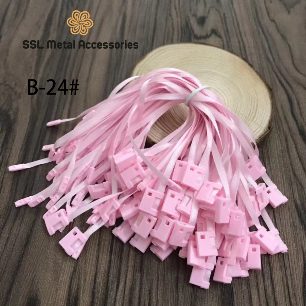 100 Dây tag treo nhãn mác sợi cotton thời trang mớ cho quần áo, hàng dệt gia dụng, hàng may mặc B#