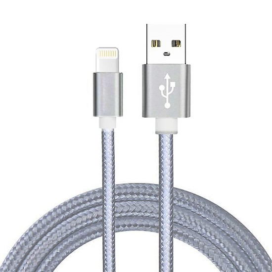 Cáp Sạc Điện Thoại Siêu Bền Sạc Siêu Nhanh, Dây Sạc Cao Cấp Bọc Dù Màu Ngẫu Nhiên.