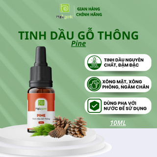 Tinh Dầu Gỗ Thông HaPuganic Pine 10ml thơm phòng, khử mùi