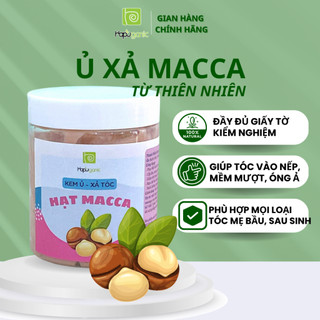 Kem Ủ Xả Tóc Hạt Macca Cao Cấp HaPu Organic mềm mượt, giảm xơ rối