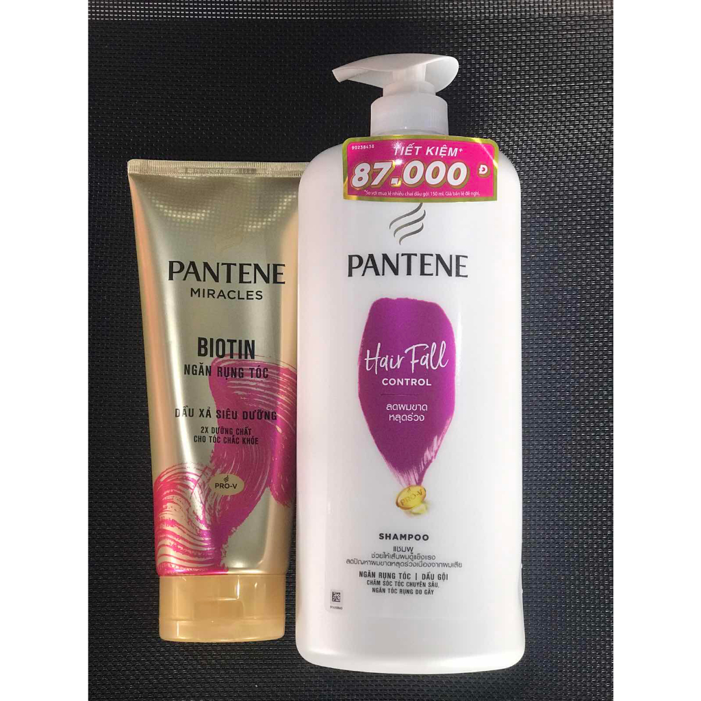 Combo Dầu Gội PANTENE Pro-V Chai 1200ML / Dầu Xả 3 Phút Diệu Kì 3MM 300ML