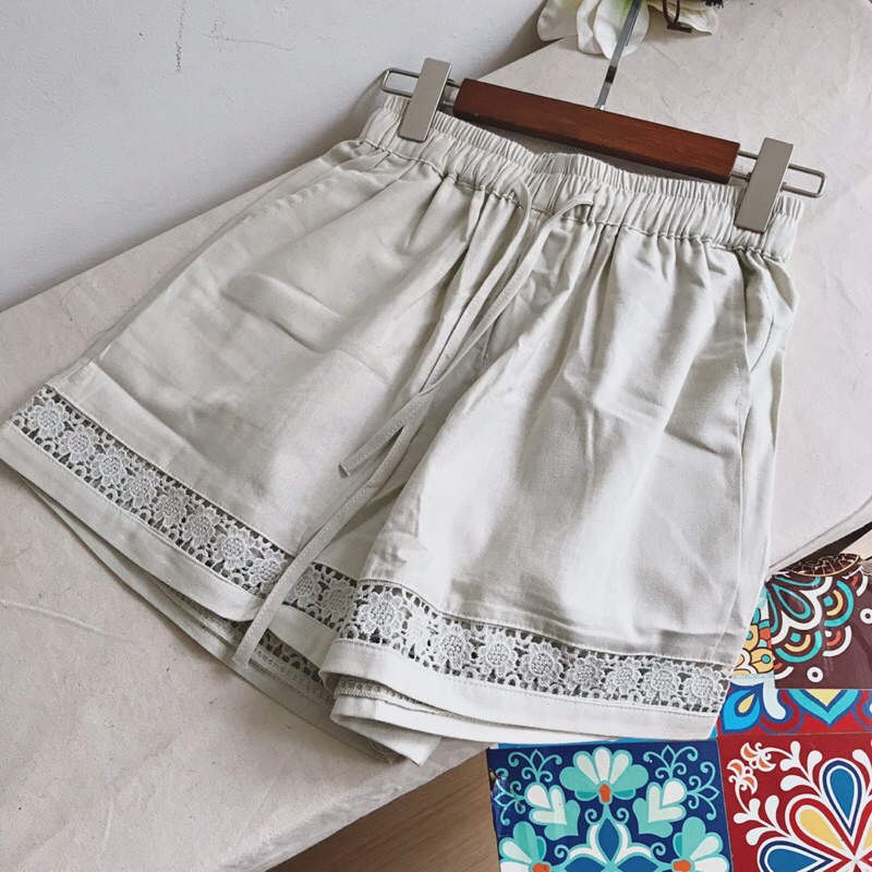 || Mấn - manintage || - Sooc bò nhún eo ống rộng