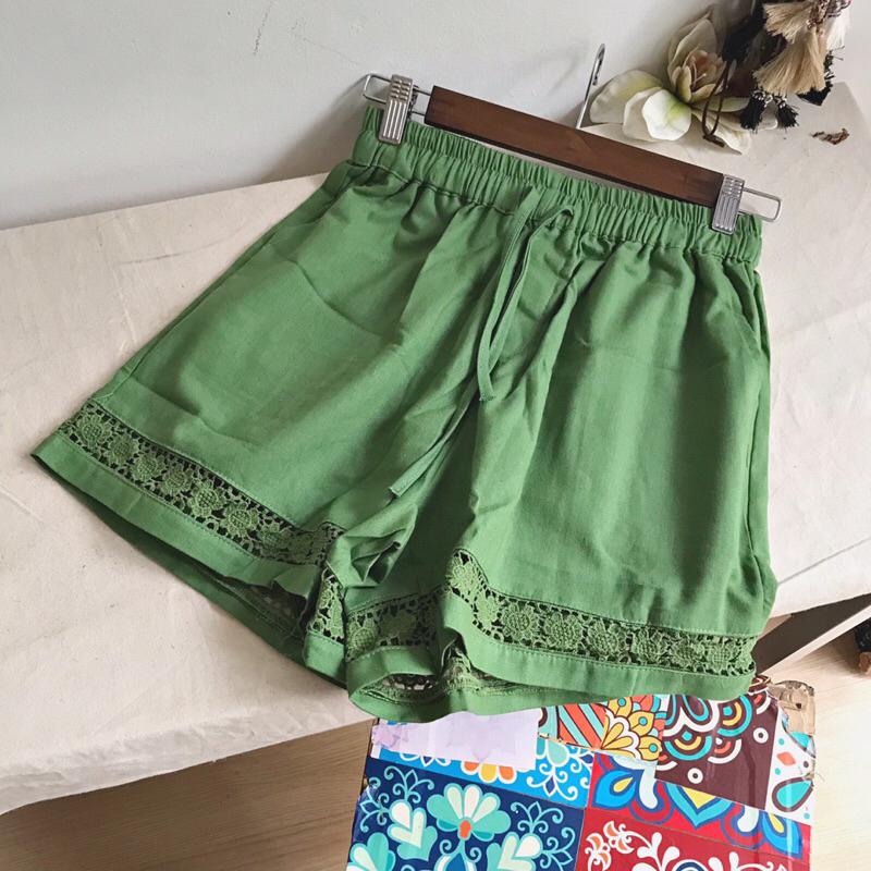 || Mấn - manintage || - Sooc bò nhún eo ống rộng