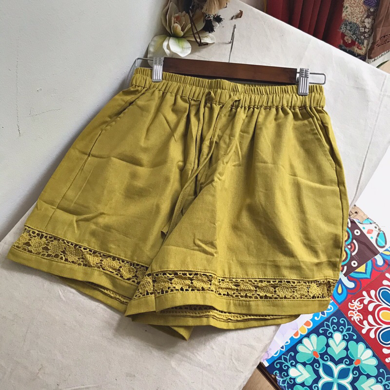 || Mấn - manintage || - Sooc bò nhún eo ống rộng