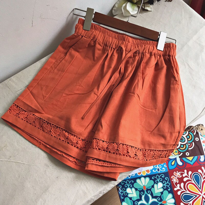 || Mấn - manintage || - Sooc bò nhún eo ống rộng