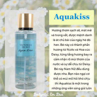  Xịt Thơm Toàn Thân - AQUAKISS Victoria's Secret